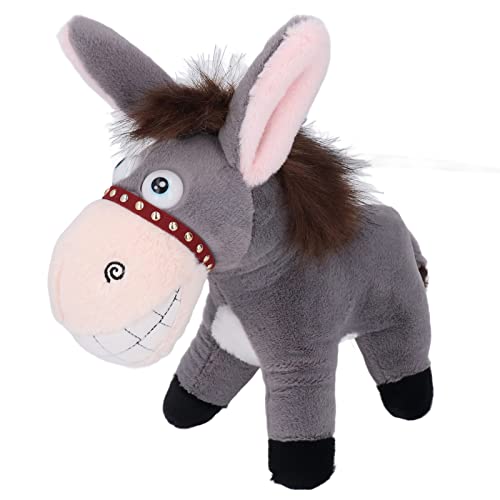 Qcwwy Esel-Stofftier-Spielzeug, Weiches, Bequemes Stofftier für, Jungen, Mädchen, Plüsch und PP-Baumwoll-Esel-Plüschtier mit Lustigen Augen und Lächelndem Mund für Qcwwy Esel-Stofftier-Spielzeug, Weiches, Bequemes Stofftier für, Jungen, Mädchen, Plüsch und PP-Baumwoll-Esel-Plüschtier mit Lustigen Augen und Lächelndem Mund für von Qcwwy