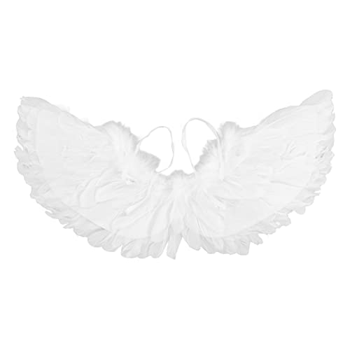 Qcwwy Exquisites Angel Wing Kostüm Federflügel mit Elastischer Banddesign für Cosplay Halloween Party (#1) von Qcwwy