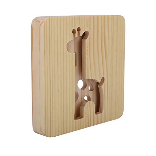 Qcwwy Giraffe Holz Nachtlicht 360 Grad Beleuchtung LED 3D -Holzlampe für Huis Wohnzimmer, Warme Weiße Licht Nacht für Schlafzimmer Büro Qcwwy Giraffe Holz Nachtlicht 360 Grad Beleuchtung LED 3D -Holzlampe für Huis Wohnzimmer, Warme Weiße Licht Nacht für Schlafzimmer Büro von Qcwwy