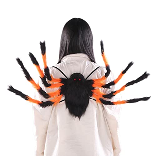 Qcwwy Halloween-Spinnen-Rucksack-Kostüm für Erwachsene, Spinnen-Halloween-Kostüm für Drinnen und Draußen, Hofparty, Halloween-Dekoration, Lustige Süßigkeitentüte, 8 (Taschenspinne Qcwwy Halloween-Spinnen-Rucksack-Kostüm für Erwachsene, Spinnen-Halloween-Kostüm für Drinnen und Draußen, Hofparty, Halloween-Dekoration, Lustige Süßigkeitentüte, 8 (Taschenspinne von Qcwwy