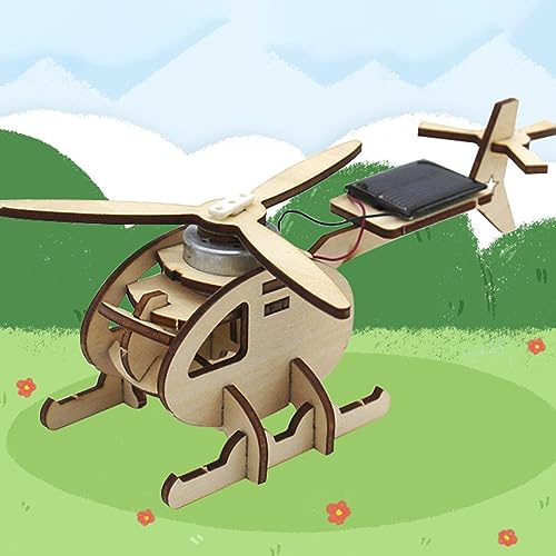 Qcwwy Holzhubschraubermodell Solar Mounted Toy Model Puzzle Puzzle Bildungsspielzeug für, Premium -sicheres Holzmaterial Hubschrauber, Tolles für Jungen und Mädchen, Bürodekoration Qcwwy Holzhubschraubermodell Solar Mounted Toy Model Puzzle Puzzle Bildungsspielzeug für, Premium -sicheres Holzmaterial Hubschrauber, Tolles für Jungen und Mädchen, Bürodekoration von Qcwwy