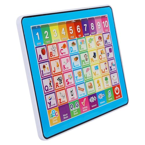 Qcwwy Kids Tablet Words Lernspielzeug, Simuliertes Tablet -Computer mit Interessanten Cartoon -Mustern, Entwickelt Hörfähigkeit und für , die Sich für Musik Interessieren Qcwwy Kids Tablet Words Lernspielzeug, Simuliertes Tablet -Computer mit Interessanten Cartoon -Mustern, Entwickelt Hörfähigkeit und für , die Sich für Musik Interessieren von Qcwwy