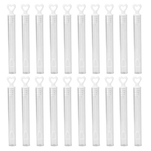 Qcwwy Kinderspielzeug Elegante Blasenseife Flaschen 20pcs Party Dekoration Geburtstag Hochzeitsstar Blau (Ich Liebe Weiß) von Qcwwy
