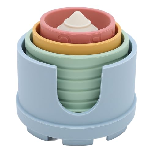 Qcwwy Kleinkindbaby Burg Stapel Nistbecher, Lebensmittelqualität Silikon Weiche Teether Bildung Baby Zahnen Spielzeug Kleinkind Stapelbares Block Montessori Bildungsspielzeug Qcwwy Kleinkindbaby Burg Stapel Nistbecher, Lebensmittelqualität Silikon Weiche Teether Bildung Baby Zahnen Spielzeug Kleinkind Stapelbares Block Montessori Bildungsspielzeug von Qcwwy