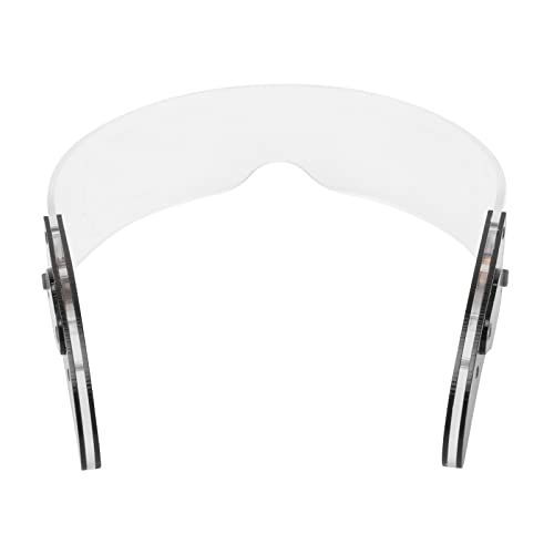 Qcwwy LED-Brille, Modische, Zweiseitige, Vollfarbige, Futuristische Leuchtbrille für Bar Club Halloween Detektor für NO2 und 8 HOQ Dotiert Detektor für NO2 und 8 HOQ Dotiert von Qcwwy