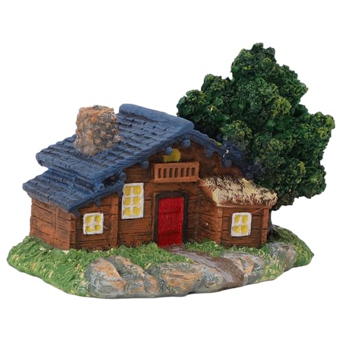 Qcwwy Landscape House Figur Landscape House Figur Gefertigt für die Bonsai -Gartendekoration (Kleines Holzhaus) von Qcwwy