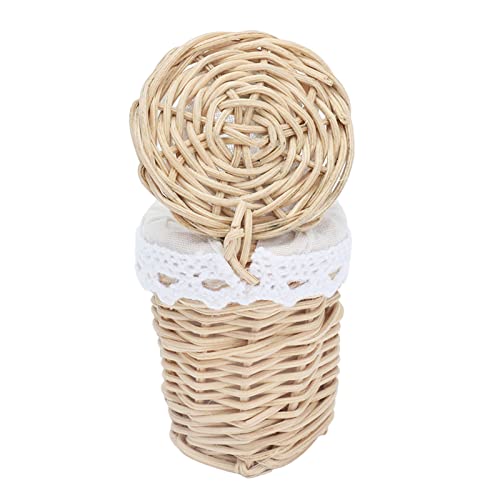 Qcwwy Mini Bambuskorb Dollhouse Dekoration Dekoration in Spitze für 1/12 Puppenhaus -Accessoire Qcwwy Mini Bambuskorb Dollhouse Dekoration Dekoration in Spitze für 1/12 Puppenhaus -Accessoire von Qcwwy