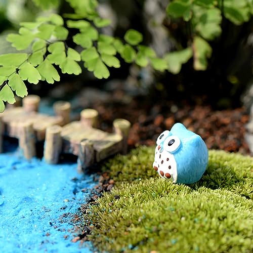 Qcwwy Mini -Eulen -Statue, Niedliche und Lebendige Eulendekor, Premium Material, Vielseitiges , Ideal (#3) von Qcwwy