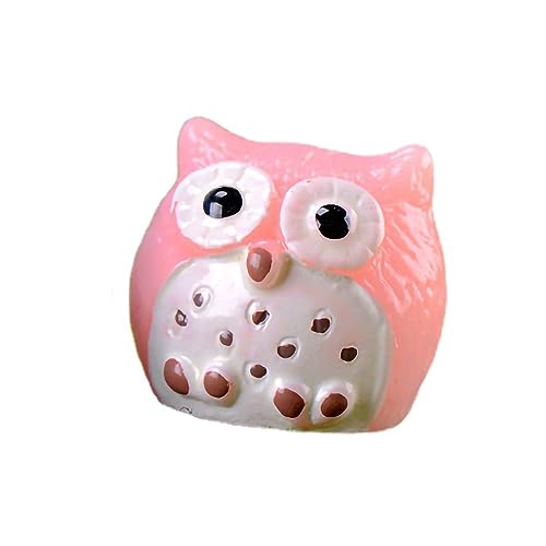 Qcwwy Mini -Eulen -Statue, Niedliche und Lebendige Eulendekor, Premium Material, Vielseitiges , Ideal (#5) von Qcwwy