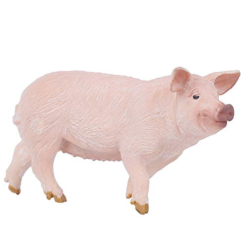 Qcwwy Niedliche Tiermodelle Schweinespielzeug Verbesserung der Heimspiele des Wortschatzes für PVC -Material von Qcwwy