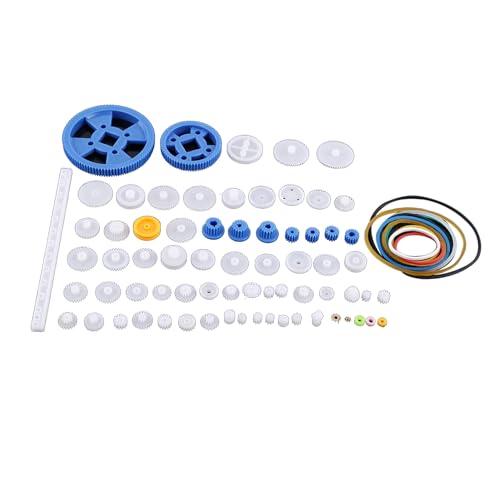Qcwwy Plastikgetriebe Riemenscheibe, Langlebige Ausrüstungskits für Auto- und Robotermodelle mit 84 -Kinds Set, Kreativität Freizusetzen und Projekte mit Vielseitigen Teilen zu Revitalisieren (80 Qcwwy Plastikgetriebe Riemenscheibe, Langlebige Ausrüstungskits für Auto- und Robotermodelle mit 84 -Kinds Set, Kreativität Freizusetzen und Projekte mit Vielseitigen Teilen zu Revitalisieren (80 von Qcwwy