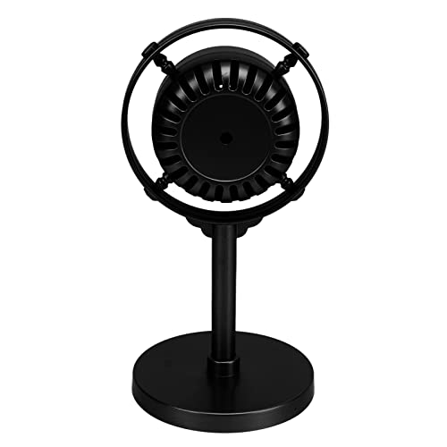 Qcwwy Schießen von Props Props Nostalgische Mikrofonprops für Antiquitätendekorationskollecter Klassische Mikrofonmodell Stufe Photographie Party Dekoration Retro Dekor Mikrofon Retro (Black) von Qcwwy