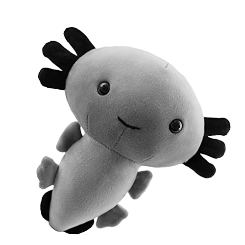 Qcwwy Schöne Cartoonpop Plüsch Sanft Elastisch Gefüllte Spielzeuge für Kinderkodekoration, PP Baumwolle für Gefüllt | Material: PP Baumwolle, Größe: 20 X 17 cm (Grey) von Qcwwy