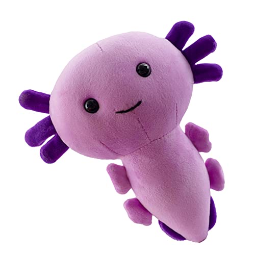 Qcwwy Schöne Cartoonpop Plüsch Sanft Elastisch Gefüllte Spielzeuge für Kinderkodekoration, PP Baumwolle für Gefüllt | Material: PP Baumwolle, Größe: 20 X 17 cm (Purple) von Qcwwy