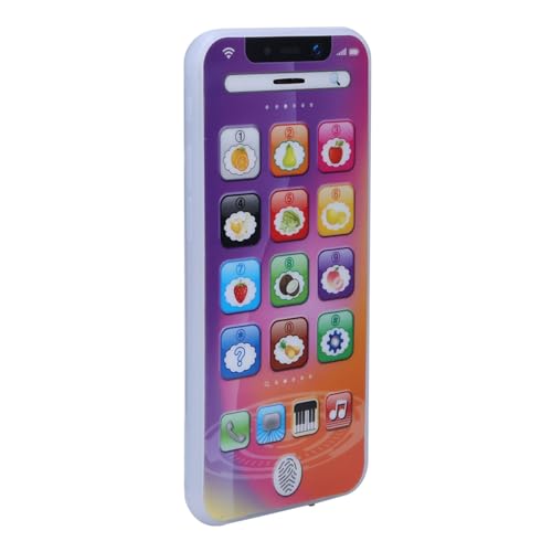 Qcwwy Simuliertes Telefon Spielzeug Handy Spielzeug Lustige Musik für Gedächtnis und Konzentration von lila Kunststoff (PURPLE) von Qcwwy