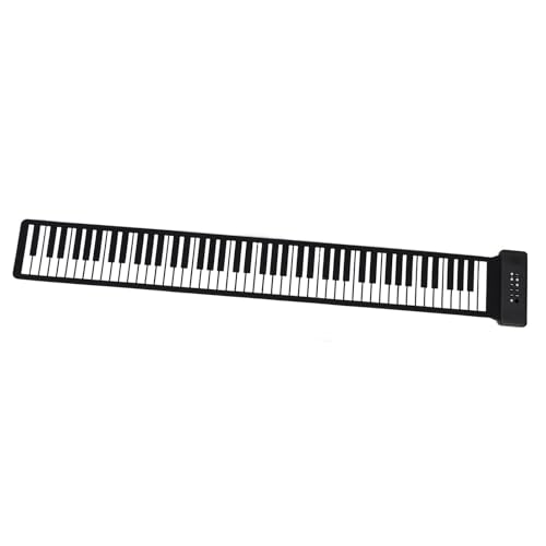 Rollen Sie die Klavier -Tastatur Tragbare Leichte Faltbare Elektronische Tastatur für Musikliebhaber mit Lautsprecher für Klassenzimmer Unterrichten ABS+Silicon von Qcwwy