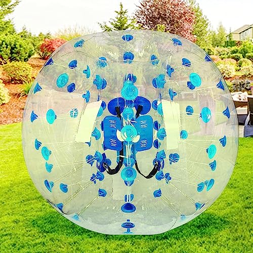 Qdreclod Aufblasbare Bubble Ball Kinder Bounce Body Bumpers Aufblasbar Bumper Bubble Bälle für Erwachsene Kind (1.5 M) von Qdreclod