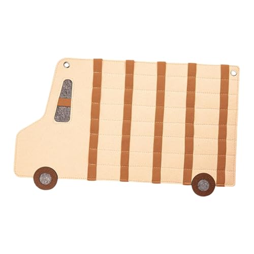 Qectial Hängender Aufbewahrungs Organizer für Druckgussmodelle, Ordentliche Vitrine, Neuartige Tür Bietet für bis zu 40 Spielzeugautos für Den Geburtsta, Kaffee von Qectial