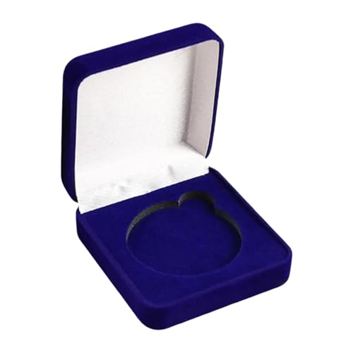 Qectial Präsentations Displaybox, Aufbewahrungskoffer, Staubdicht, Gedenk Sammelkoffer, für Anstecknadeln, Abzeichen, Schmuck, Blau Qectial Präsentations Displaybox, Aufbewahrungskoffer, Staubdicht, Gedenk Sammelkoffer, für Anstecknadeln, Abzeichen, Schmuck, Blau von Qectial
