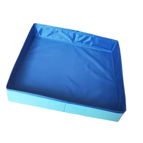 Qectial Sandkastenspielzeug, Quadratisch, für Jungen, Tragbares Sandtablett für Draußen, Hinterhof, Garten von Qectial