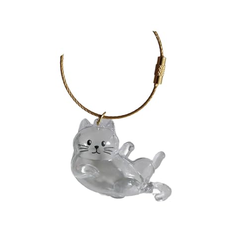 Qectial Tierhaarsammler Schlüsselanhänger Als Multifunktionales Accessoire Und Dekorativer Taschenschmuck Eine Tragbare Sammlerbox Aus Pc Material für Kinder, Style G Qectial Tierhaarsammler Schlüsselanhänger Als Multifunktionales Accessoire Und Dekorativer Taschenschmuck Eine Tragbare Sammlerbox Aus Pc Material für Kinder, Style G von Qectial