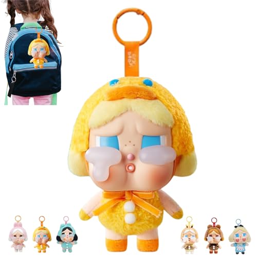 Qeioauek Cryings Again Plüschs Figuren, Crybabys Plushs Keychains, Cryings Babys Kuscheltier Schlüsselanhänger, Plüschpuppe Anhänger Geburtstagsgeschenk(F) von Qeioauek
