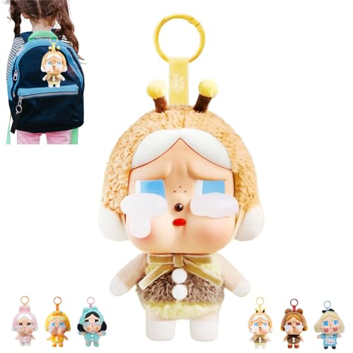 Qeioauek Cryings Again Plüschs Figuren, Crybabys Plushs Keychains,Cryings Babys Kuscheltier Schlüsselanhänger, Plüschpuppe Anhänger Geburtstagsgeschenk(A) von Qeioauek