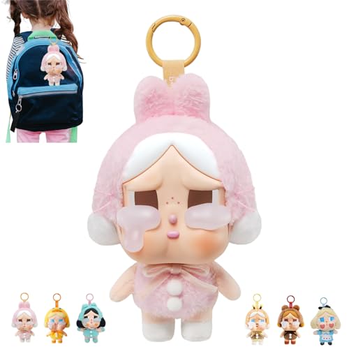 Qeioauek Cryings Again Plüschs Figuren, Crybabys Plushs Keychains,Cryings Babys Kuscheltier Schlüsselanhänger, Plüschpuppe Anhänger Geburtstagsgeschenk (E) von Qeioauek