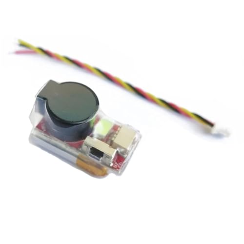 Qerwsdty 1 PCS Super Lauter 5-V-Summer-Tracker über 100 DB, Eingebauter, LED, Selbstversorgend, PC + Metall für Finder 2 für FPV Racing Micro-Long Range LR4 von Qerwsdty