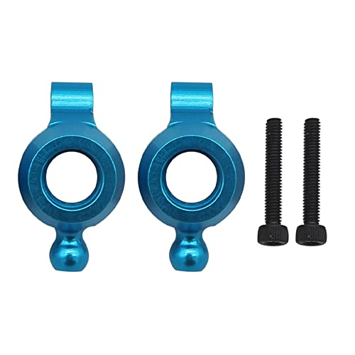 Qerwsdty 2 StüCke Metall Hinterachsnaben TräGer für SG 1603 SG 1604 SG1603 SG1604 1601 1602 1/16 RC Auto Upgrade Teile,Blau von Qerwsdty