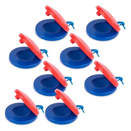 Qerwsdty 8PCS -Finger-Kastagnetten für Kinder, Leicht zu Halten, Einfach zu Spielen. Musikinstrumente Als Partygeschenke für Kinder, Musik-Spielzeug. Einfach zu Benutzen und Langlebig. Qerwsdty 8PCS -Finger-Kastagnetten für Kinder, Leicht zu Halten, Einfach zu Spielen. Musikinstrumente Als Partygeschenke für Kinder, Musik-Spielzeug. Einfach zu Benutzen und Langlebig. von Qerwsdty