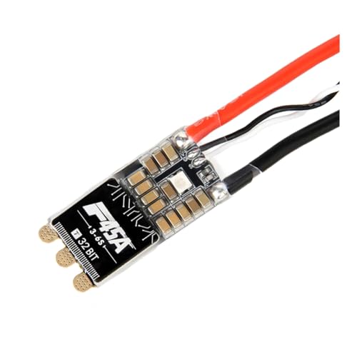 Qerwsdty BLHeli32 F35A F45A 3-6S BLHeli 3-6S Lipo 35A Brushless ESC mit Integrierter Programmierbarer RGB-LED für FPV-RC-Renn- und Flugzeugmodelle. von Qerwsdty