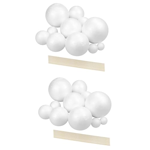 Qerwsdty Projektset für Sonnensystem, Planetenmodell-Bastelset, 28 Styroporkugeln Unterschiedlicher Größe für Naturwissenschaftliche Schulprojekte Qerwsdty Projektset für Sonnensystem, Planetenmodell-Bastelset, 28 Styroporkugeln Unterschiedlicher Größe für Naturwissenschaftliche Schulprojekte von Qerwsdty