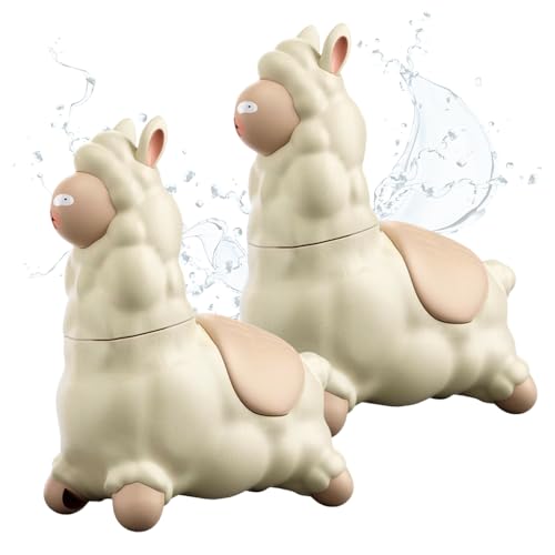 Spitting Llama Water Toy, 2025 Neues Alpaka Interaktives Wassersprayer, Funny Wasserspielzeug Kinder Für Sommer-Outdoor, Schwimmbad, Strand und Spiel (2 Stück) von Qetroi