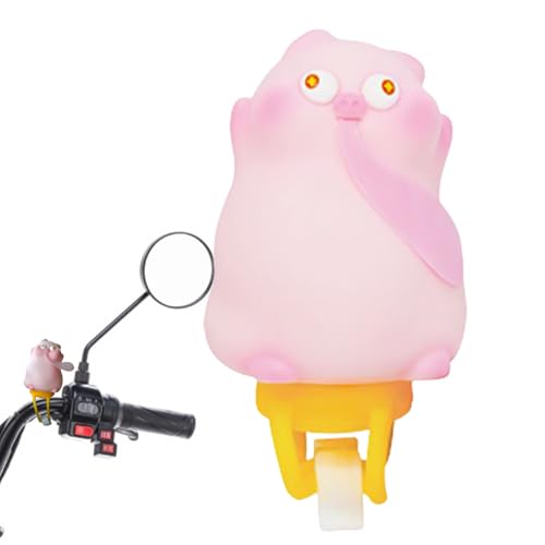 Qfdiwr Cartoon-Figur für Fahrradlenker | niedliche Dekoration für Fahrradlenker – Zubehör für Scooter Radfahren Outdoor Straße Motorrad Auto Sport Reithelm von Qfdiwr