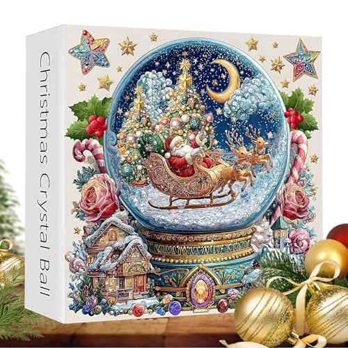 Qfdiwr Christmas Kristallkugel Puzzle,Winter Weihnachtsszene Kristallkugel Puzzle | Farbenfrohes Familienaktivitätsspiel Für Wohnzimmer Studierzimmer Kamin Dekoration Qfdiwr Christmas Kristallkugel Puzzle,Winter Weihnachtsszene Kristallkugel Puzzle | Farbenfrohes Familienaktivitätsspiel Für Wohnzimmer Studierzimmer Kamin Dekoration von Qfdiwr