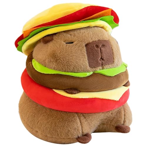 Qfdiwr Hamburger Capybara, Capybara Burger Plüsch | Capybara-Puppe, weiche Kuscheltiere, süßes Kissen | Bequemes Capybara-Plüschfigurenspielzeug, exquisites Tierpuppenspielzeug für Ostern Qfdiwr Hamburger Capybara, Capybara Burger Plüsch | Capybara-Puppe, weiche Kuscheltiere, süßes Kissen | Bequemes Capybara-Plüschfigurenspielzeug, exquisites Tierpuppenspielzeug für Ostern von Qfdiwr
