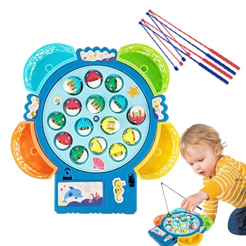 Qfdiwr Magnetischer Fischereispielzeug, Plattenspieler Fischereispiel,Magnetisches Fischereibrettspiel | Motorkenntnis Spielzeug rotierendes Brett für Freunde, Mädchen, Kinder, Qfdiwr Magnetischer Fischereispielzeug, Plattenspieler Fischereispiel,Magnetisches Fischereibrettspiel | Motorkenntnis Spielzeug rotierendes Brett für Freunde, Mädchen, Kinder, von Qfdiwr