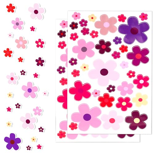 QfwdfcTrenz 70 Stück Blümchen Autoaufkleber Set Wasserfest Aufkleber Outdoor Fahrradaufkleber für Rahmen Gemischte Selbstklebende Blumenaufkleber Multi Blümchen Dekoration für Party DIY Basteln QfwdfcTrenz 70 Stück Blümchen Autoaufkleber Set Wasserfest Aufkleber Outdoor Fahrradaufkleber für Rahmen Gemischte Selbstklebende Blumenaufkleber Multi Blümchen Dekoration für Party DIY Basteln von QfwdfcTrenz