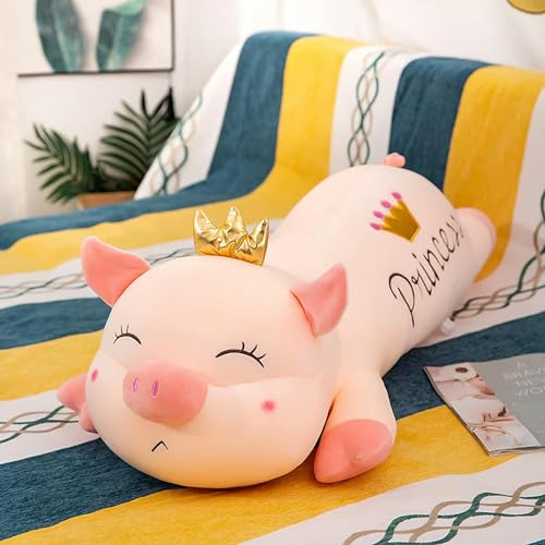 QhBdjx Riesenschwein Plüschtier Kinder Cartoon Schlafkissen Niedliches Schwein Puppe Mädchen Geburtstag 90cm 1 von QhBdjx