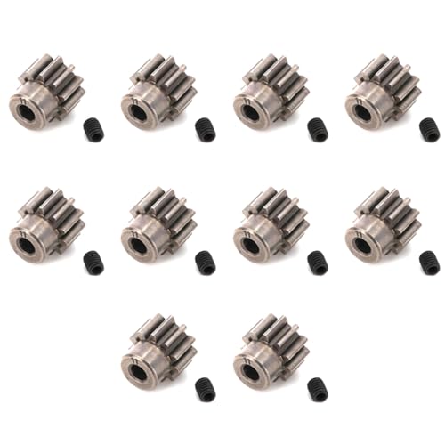 Qhpnunhq 10 x Motorgetriebe aus Metall Ritzel 32P 11T 3,175 mm 6747 für Autoteile TRX4 6X6 TRX6 RC Qhpnunhq 10 x Motorgetriebe aus Metall Ritzel 32P 11T 3,175 mm 6747 für Autoteile TRX4 6X6 TRX6 RC von Qhpnunhq