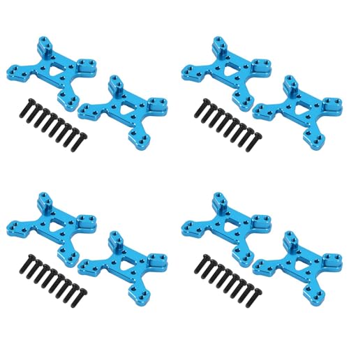 Qhpnunhq 4 x 144001 Teil und hinten, Stoßturm, Karten-Set, Ersatzteile, für 144001 1/14 4WD RC Auto, Blau Qhpnunhq 4 x 144001 Teil und hinten, Stoßturm, Karten-Set, Ersatzteile, für 144001 1/14 4WD RC Auto, Blau von Qhpnunhq