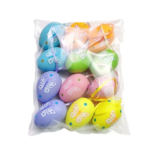 Qhpnunhq D Ostern DIY Eier handbemalt zum Ausmalen des Kindergartens, Simulationseier, Eier zum Ausmalen, einfache Installation Qhpnunhq D Ostern DIY Eier handbemalt zum Ausmalen des Kindergartens, Simulationseier, Eier zum Ausmalen, einfache Installation von Qhpnunhq
