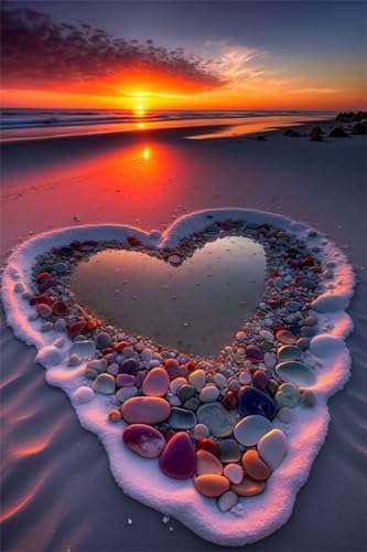 Klassische Puzzles, Puzzle für Erwachsene 1000 Teile, Love Beach Sunset Farbenfrohes Puzzle für Erwachsene und Kinder 75 x 50 cm Puzzlespiele Geschenke für Frauen, Geschenke für Männer Klassische Puzzles, Puzzle für Erwachsene 1000 Teile, Love Beach Sunset Farbenfrohes Puzzle für Erwachsene und Kinder 75 x 50 cm Puzzlespiele Geschenke für Frauen, Geschenke für Männer von QiHon