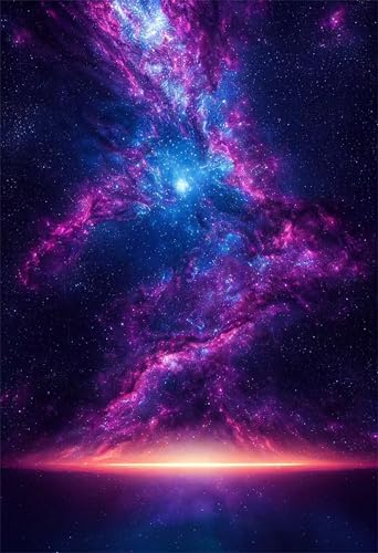 Klassische Puzzles, Puzzle für Erwachsene 1000 Teile, Purple Blue Nebula Farbenfrohes Puzzle für Erwachsene und Kinder 75 x 50 cm Puzzlespiele Geschenke für Frauen, Geschenke für Männer von QiHon