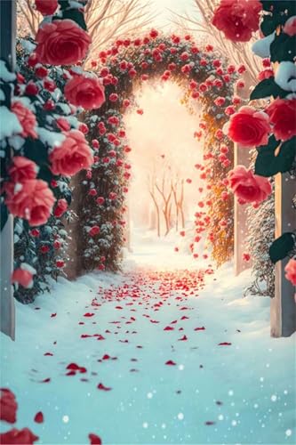 Klassische Puzzles, Puzzle für Erwachsene 1000 Teile, Snow Rose Farbenfrohes Puzzle für Erwachsene und Kinder 75 x 50 cm Puzzlespiele Geschenke für Frauen, Geschenke für Männer von QiHon