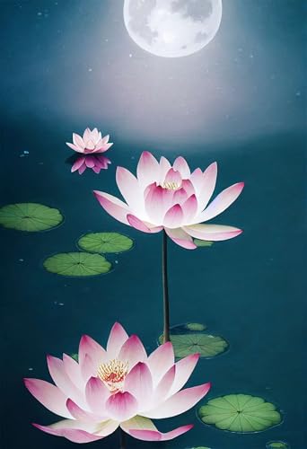Klassische Puzzles, Puzzle für Erwachsene 1200 Teile, Moon Lotus Flower Farbenfrohes Puzzle für Erwachsene und Kinder 75 x 50 cm Puzzlespiele Geschenke für Frauen, Geschenke für Männer Klassische Puzzles, Puzzle für Erwachsene 1200 Teile, Moon Lotus Flower Farbenfrohes Puzzle für Erwachsene und Kinder 75 x 50 cm Puzzlespiele Geschenke für Frauen, Geschenke für Männer von QiHon