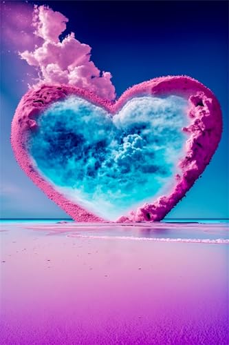Klassische Puzzles, Puzzle für Erwachsene 1500 Teile, Blue Purple Heart Farbenfrohes Puzzle für Erwachsene und Kinder 87 x 57 cm Puzzlespiele Geschenke für Frauen, Geschenke für Männer Klassische Puzzles, Puzzle für Erwachsene 1500 Teile, Blue Purple Heart Farbenfrohes Puzzle für Erwachsene und Kinder 87 x 57 cm Puzzlespiele Geschenke für Frauen, Geschenke für Männer von QiHon