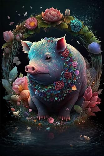 Klassische Puzzles, Puzzle für Erwachsene 200 Teile, Pink Flower Piggy Farbenfrohes Puzzle für Erwachsene und Kinder 35 x 25 cm Puzzlespiele Geschenke für Frauen, Geschenke für Männer Klassische Puzzles, Puzzle für Erwachsene 200 Teile, Pink Flower Piggy Farbenfrohes Puzzle für Erwachsene und Kinder 35 x 25 cm Puzzlespiele Geschenke für Frauen, Geschenke für Männer von QiHon
