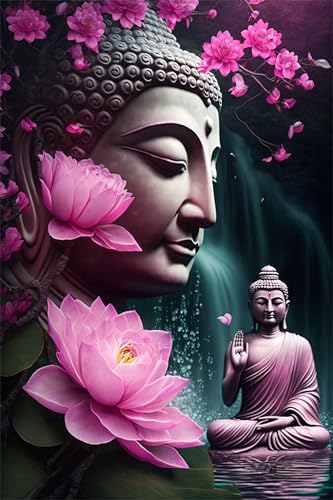 Klassische Puzzles, Puzzle für Erwachsene 200 Teile, Purple Lotus Zen Farbenfrohes Puzzle für Erwachsene und Kinder 35 x 25 cm Puzzlespiele Geschenke für Frauen, Geschenke für Männer von QiHon